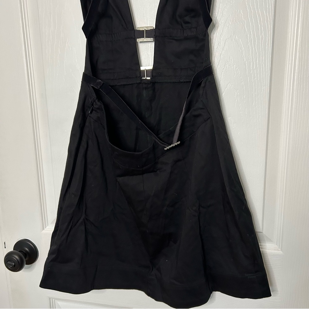 Anthropologie Maeve Glam Buckle Pinafore Mini Dress - Picture 12 of 16